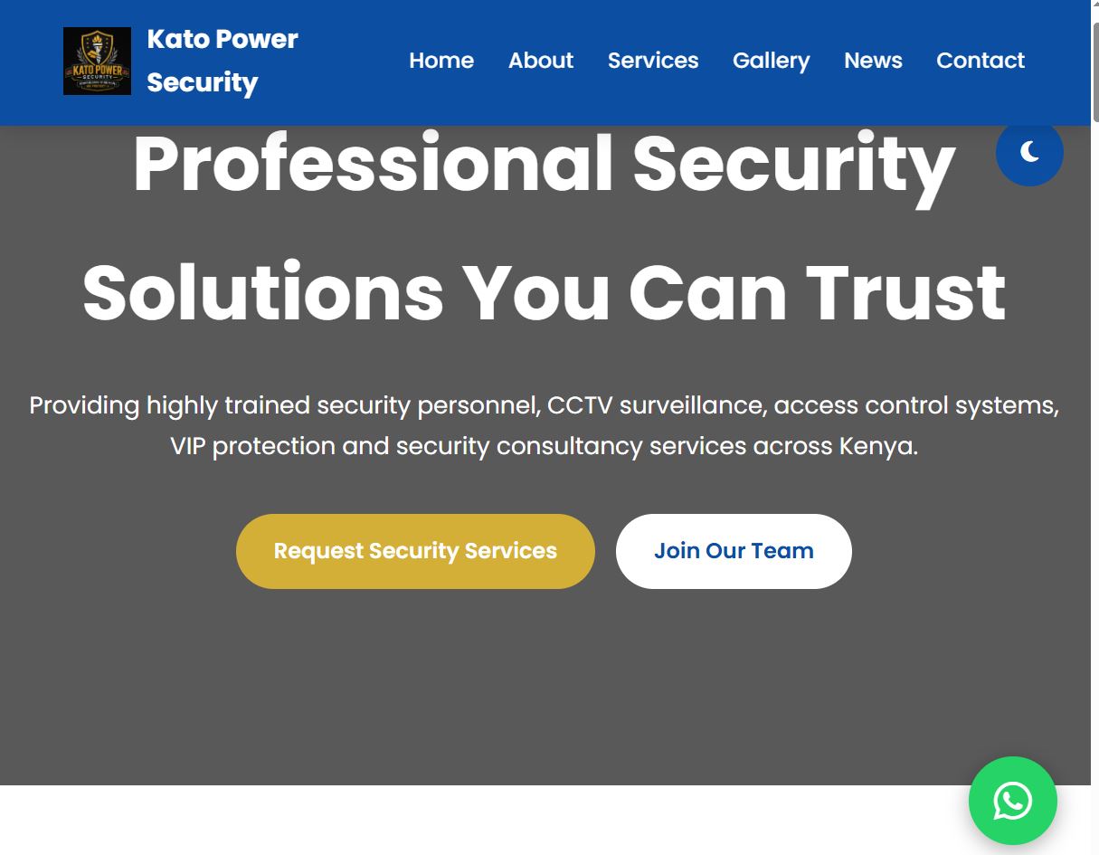 Kato Power Security website